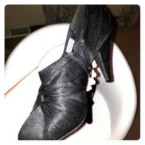 Satin Ankle Boots SZ 9